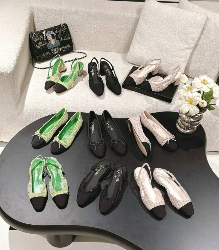 women’s luxury designer slingback & ballet-style shoes from Chanel